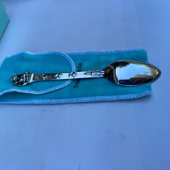 Tiffany and Co Sterling Silver Christmas Spoon - Santa Down the Chimney- - Picture 11 of 16